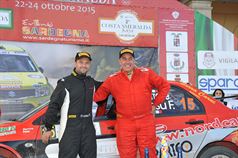 Francesco Marrone, Francesco Fresu (Mitsubishi Lancer EVO IX N4 #15, Team Alghero Corse), TROFEO RALLY TERRA